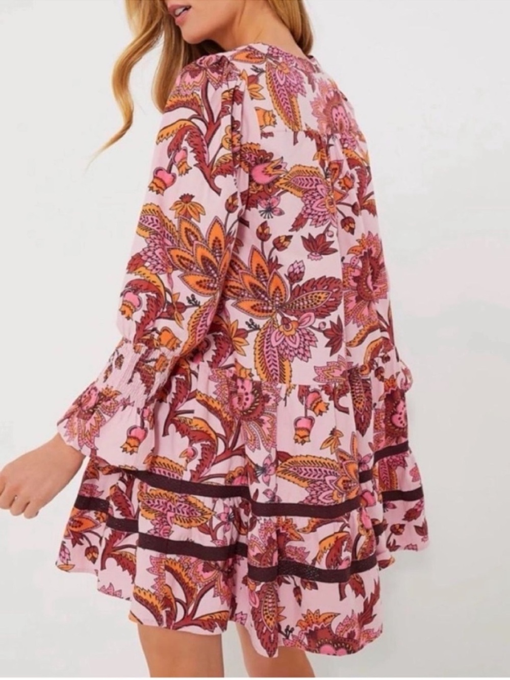 Tuckernuck Beach Sunset Chintz Kenzo Cover-Up Dress Size XL - Picture 4 of 9